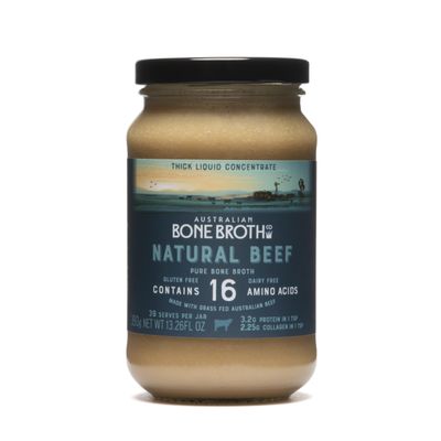 ABBCo Natural Beef Bone Broth Concentrate 390g Made in Australia from Australian Beef Bones