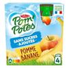 Materne Apple/Banana Fruit Specialty - 4 x 90 g Bottles view 1