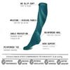 3 Pairs Compression Socks Pack - Best Medical, Nursing, Travel & Flight Socks - Running & Fitness - 15-20mmHg view 4