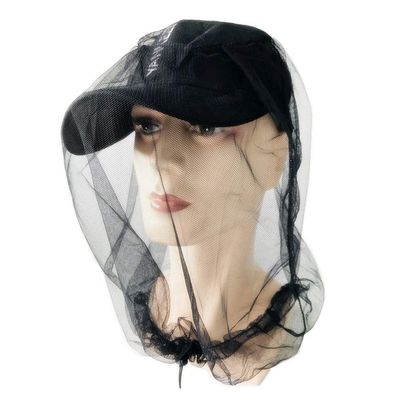 Austinstore Outdoor Travel Dustproof Hat Mesh Cover Mosquito Insect Bee Net Face Protector Black