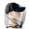 Austinstore Outdoor Travel Dustproof Hat Mesh Cover Mosquito Insect Bee Net Face Protector Black view 3