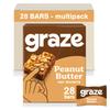 Graze Peanut Butter Oat Boost Bars - Vegan Snacks with Whole Oats - Packaging may vary - (28 Snacks - 7 Packs of 4 x 30g) view 1