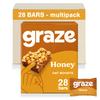Graze Honey Protein Oat Boosts - Snacks with Whole Oats & Natural Flavours, High in Fibre - Packaging may vary - (28 Snacks - 7 Packs of 4 x 30g) view 1