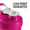 BlenderBottle Classic Loop Top Shaker Bottle, 20-Ounce (Clear| Teal lid) view 4