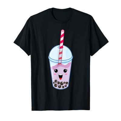 Kawaii Boba Milk Tea | Cute Taro Bubble Tea Lover Gift T-Shirt