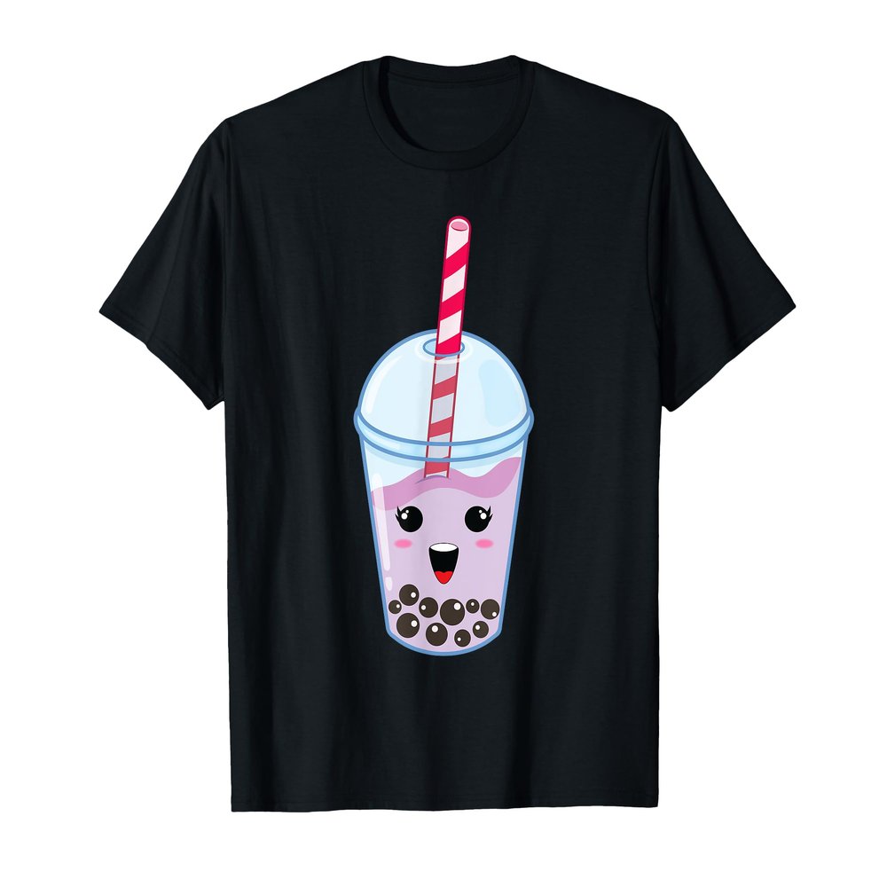 Kawaii Boba Milk Tea | Cute Taro Bubble Tea Lover Gift T-Shirt