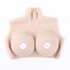 ZXJEN Silicone Breast Forms with Silicone Fill Half Body Artificial Realistic Boobs Forms for Crossdressing Transgender,White,M~1300g~Ccup view 2