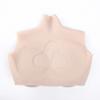 ZXJEN Silicone Breast Forms with Silicone Fill Half Body Artificial Realistic Boobs Forms for Crossdressing Transgender,White,M~1300g~Ccup view 3