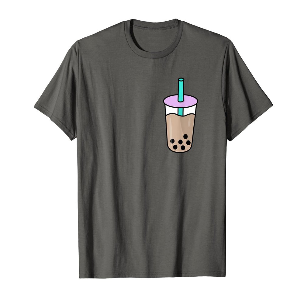 Kawaii Bubble Tea Cute Tapioca Pearls Boba Milk Tea T-Shirt
