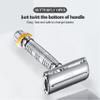 BAILI Butterfly Double Edge Safety Razor Rust-proof Reusable Manual Stainless DE Wet Shaving for Men Women with Mirrored Travel Case BD179C view 2