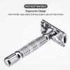 BAILI Butterfly Double Edge Safety Razor Rust-proof Reusable Manual Stainless DE Wet Shaving for Men Women with Mirrored Travel Case BD179C view 3