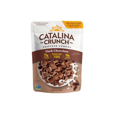 Dark Chocolate Keto Cereals | Low Carb and Gluten Free | Catalina Crunch | 255g