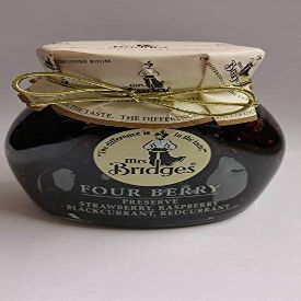 Four Berry creme de la creme of preserves. 340g, treat yourself or gift to someone special. Rich in flavour and in colour Vegetarians, vegan and gluten free diets.