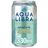 Aqua Libra Sparkling Water - Natural Flavour - No Sugar - Low Calorie - Refreshing - Cucumber, Mint and Lime - 330 ml - Pack of 24 cans view 2