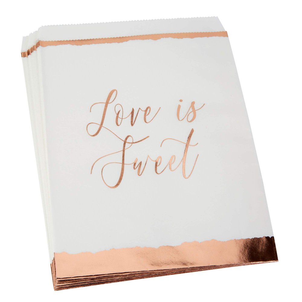 Neviti 776599 Sweetie Bags, White/Rose Gold