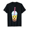 Kawaii Boba Milk Tea | Cute Passion Fruit Bubble Tea Lover T-Shirt view 1