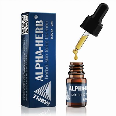 Alpha-Herb Non-numbing & Natural Delay Desensitising Spray Drops to Last Longer| Climax Control | 12+ Uses per Bottle | 2ml Sample Bottle
