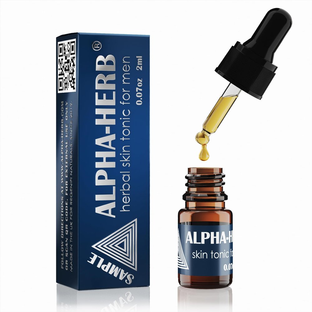 Alpha-Herb Non-numbing & Natural Delay Desensitising Spray Drops to Last Longer| Climax Control | 12+ Uses per Bottle | 2ml Sample Bottle