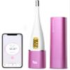 Basal Thermometer for Ovulation, Intelligent BBT Thermometer with Backlit LED Screen & APP(iOS & Android) for NFP, Trying to Conceive, Fertility Monitor & Period Tracker from femometer Vinca II view 1