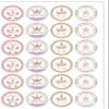 24 Pre Cut THANK YOU Unicorn Flower Edible Wafer Paper Round Cake Toppers Decorations view 2