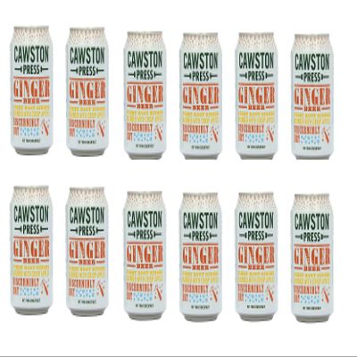 Cawston Sparkling Ginger Beer Cans 330 ml (Pack of 12)