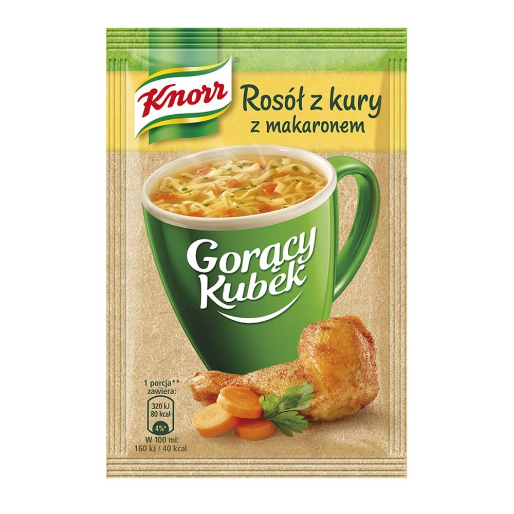 Knorr Goracy Kubek Chicken soup - Instant Mug 5 x 14 g Hot Cup instant soup