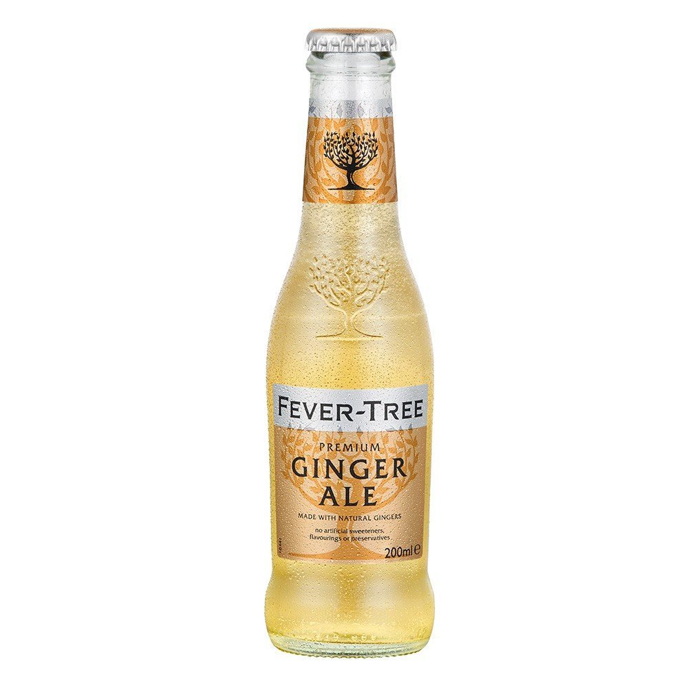 Fever Tree Premium Ginger Ale 200ml 24 Pack