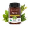 Organic Biotin Plus Silica - Hair - Nails - Whole Food Supplement - 1 Month Supply - Certified by Soil Association view 1