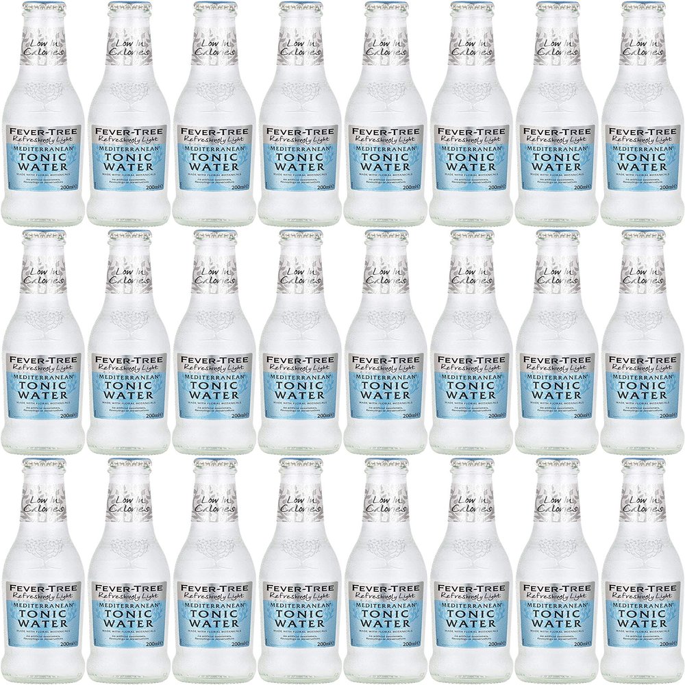 Fever Tree Refreshingly Light Mediterranean Tonic 200ml 24 Pack