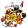 Christmas Red Wine Gift Basket - Windermere Wine Gift Set with Shortbread, Artisan Chocolates, Gourmet Jam - Luxury Christmas Hampers for Men & Women, from Regency Hampers