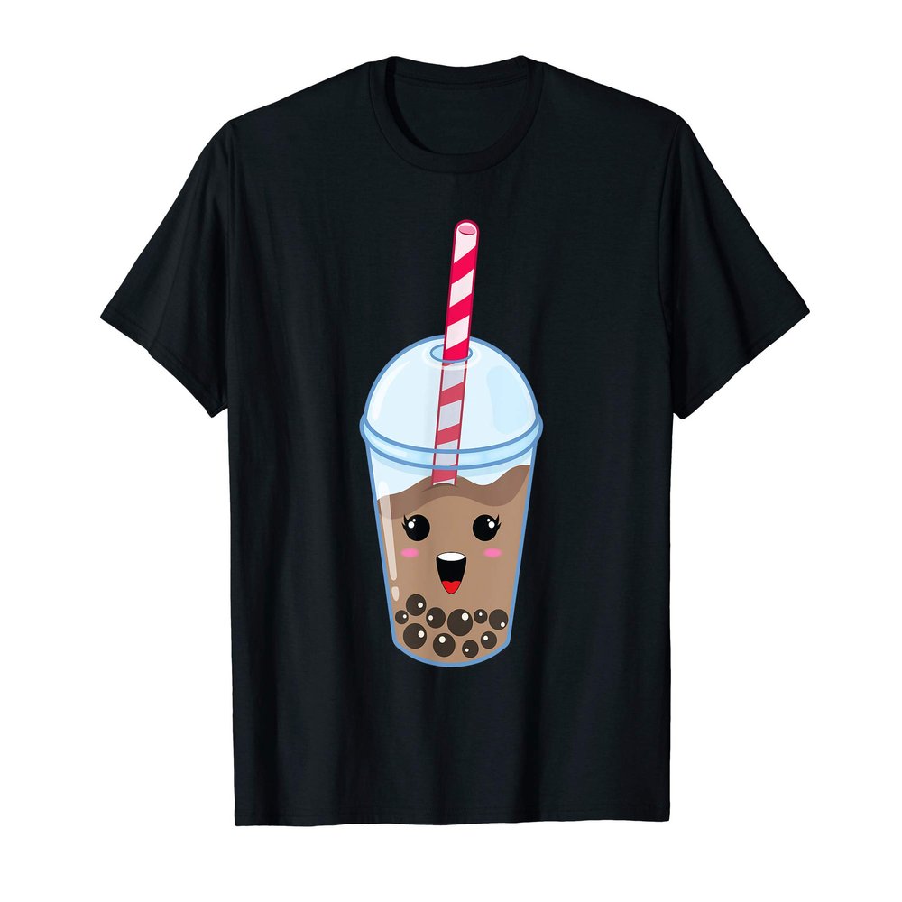 Kawaii Boba Milk Tea | Cute Coffee Bubble Tea Lover Gift T-Shirt