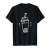 Bubble Tea Drawing Milk Tea Boba Run T-Shirt view 1
