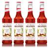 Monin Winter Spice Coffee & Cocktail Syrup Glass Bottle 700ml (4 Bottles, No Pumps) view 1