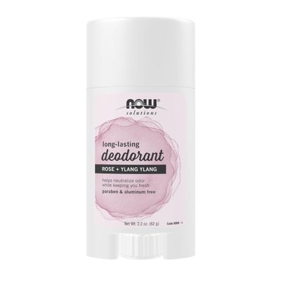 Now Foods Deodorant Stick Rose + Ylang Ylang, 62 g