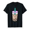 Kawaii Bubble Tea Cartoon Boba Milk Tea T-Shirt view 1