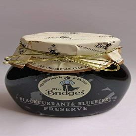 Blackcurrant and Blueberry Preserve 340g, treat yourself or gift to someone special. Rich in flavour and in colour Vegetarians, vegan and gluten free diets.