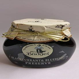 Blackcurrant and Blueberry Preserve 340g, treat yourself or gift to someone special. Rich in flavour and in colour Vegetarians, vegan and gluten free diets.
