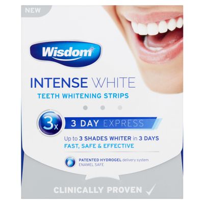 Wisdom Intense White  3 Day Express Teeth Whitening Strips