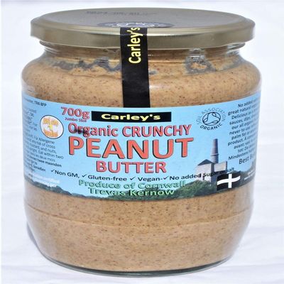 Carley's Organic Crunchy Peanut Butter 700g