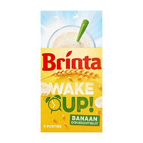 Breakfast Drink | Brinta | Wake up! Banana Drink Breakfast 5 x 22g | Total Weight 110 Grams