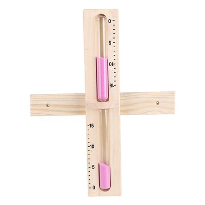 15 Minutes Sauna Hourglass Sauna Sand Timer Rotating Wooden Sand Timer with Glass Clock and Sands
