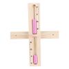 15 Minutes Sauna Hourglass Sauna Sand Timer Rotating Wooden Sand Timer with Glass Clock and Sands view 1