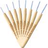 Bamboo Piksters Interdental Brushes | Sizes 00-6 | 8 Pack (8 Pack, Size 0 (Grey)) view 2