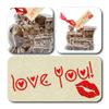 ButtonChocs Valentines Chocolate Train - Love You. Belgian Milk Chocolate Valentines Gift. view 2
