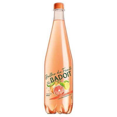 Badoit Bulles de Fruits Pamplemousse Touche de Citron 1L (Pack de 6)