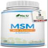 MSM 1200mg - 180 Capsules - 3 Month Supply - Methylsulfonylmethanethane with Added Vitamin C and Selenium - High Strength MSM view 1