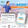 MSM 1200mg - 180 Capsules - 3 Month Supply - Methylsulfonylmethanethane with Added Vitamin C and Selenium - High Strength MSM view 2