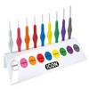 ICON Stoddard INTERDENTAL Brushes Assorted Pack of 9 Brushes + Display/Holder Stand view 1