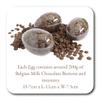 ButtonChocs Easter Chocolate Egg. Belgian Milk Chocolate Easter Gift. view 4