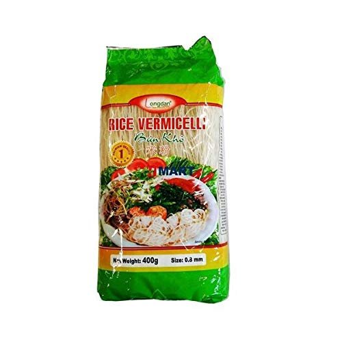 Longdan Rice Vermicelli 0.8mm 400g (Pack of 2)